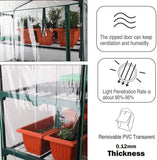 Worth 5 Tier Greenhouse, Portable Garden House with Wheels, Sturdy Shelves