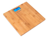 Internet’s Best Bamboo Digital Body Weight Bathroom Scale | Bathroom Accessories | Real Bamboo | Eco Friendly | Wood Décor | Blue LCD Backlight | 400 lbs. Weight Capacity