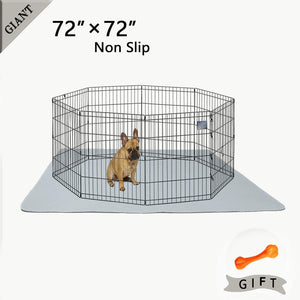 Niubya Extra Large Washable Pee Pads, 72 x 72 Inch Non Slip Waterproof Reusable Puppy Pad, Super Absorbent Pet Pee Pads for Training, Travel, Whelping, Waterproof Doggy Pee Pads