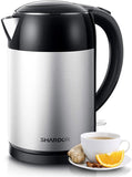 SHARDOR Electric Tea Kettle 1.7L Stainless Steel, Water Boiler & Heater with Auto-Shutoff and Boil-Dry Protection