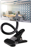 Gosear Office Clip On Cubicle Mirror, Computer Rearview Mirror, Convex Mirror for Personal Safety and Security Desk Rear View Monitors or Anywhere (Rectangle)