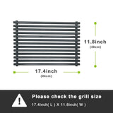 Antree 7525 Porcelain Enameled Grates (17.4 x 11.8 x 0.25) for Weber Spirit 300 Series, Spirit 700, Genesis Silver Gold B/C Replacement Weber 7525 Grates