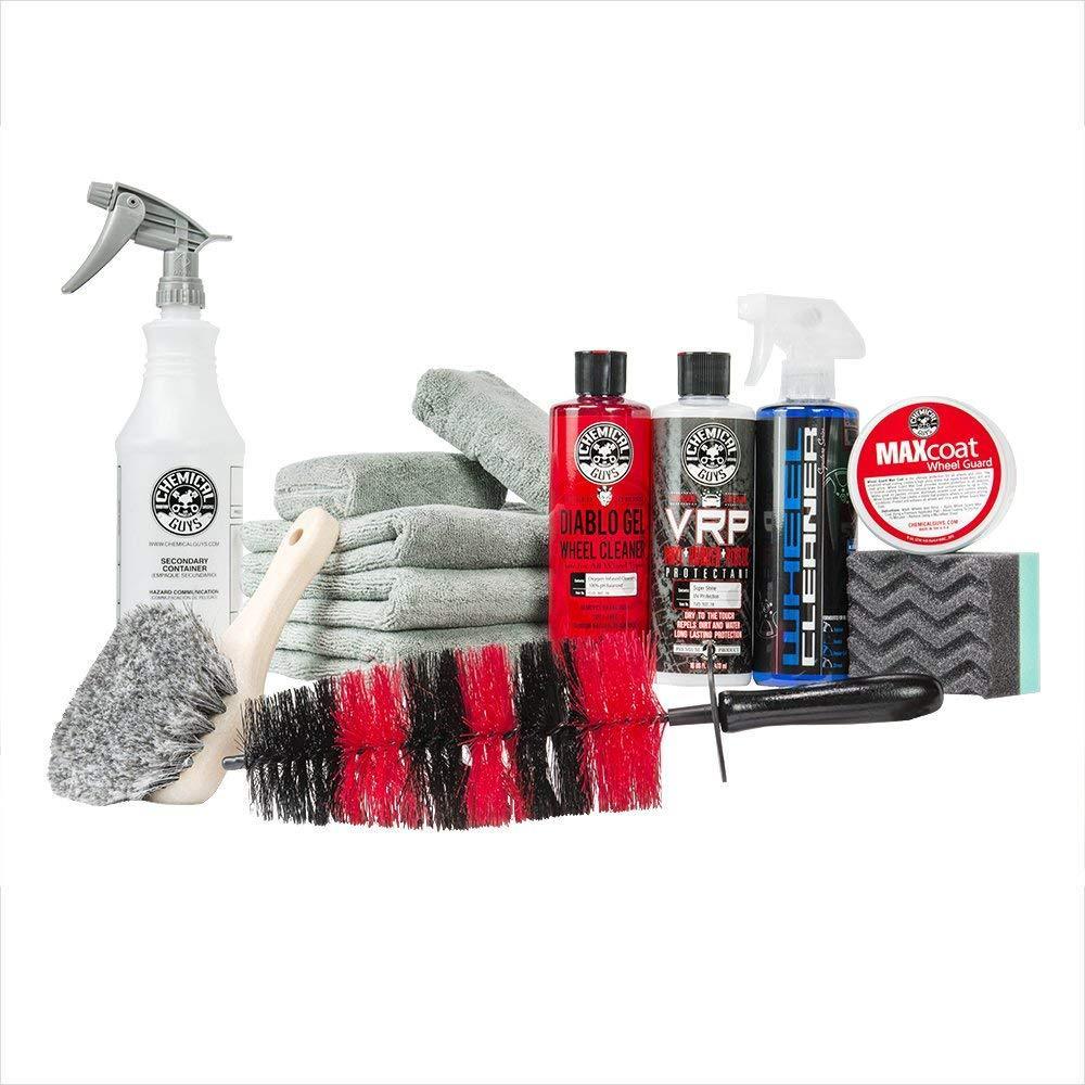Chemical Guys HOL134 Best Complete Wheel, Rim, and Tire Kit, 16 fl. oz (10 Items)