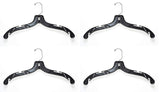 NAHANCO 2500 Plastic Dress Hanger, Heavy Weight, 17", Black (Pack of 100)