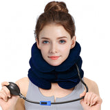 Swtroom Health Cervical Neck Traction Device – Instant Pain Relief for Chronic Neck and Shoulder Pain – Effective Alternate Pain Relieving Remedy，Blue