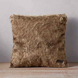 Eddie Bauer Unisex-Adult Summit Faux Fur Pillow, Natural Regular ONE Size