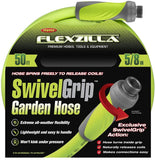 Flexzilla Garden Hose with SwivelGrip, 5/8 in. x 50 ft., Heavy Duty, Lightweight, Drinking Water Safe - HFZG550YWS (Packaging May Vary)