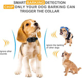 Bark Collar, Rechargeable Anti Dog Bark Collar 7 Adjustable Sensitivity Intensity Levels Harmless Bark Collars Small Medium Large Dog