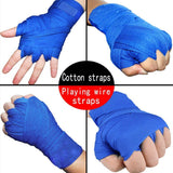 HHSJDW Elastic Hand Wraps Boxing Gloves Boxing Bandage Fist Protector Inner Hand Wraps, perfect for MMA, Kickboxing, Muay Thai ,Boxing, Black & Blue