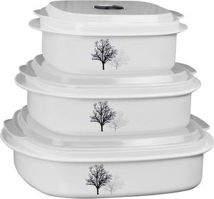 Corelle Coordinates by CulinWare 6-Piece Microwave Cookware, Steamer and Storage Set, Splendor