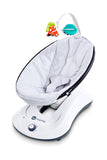 4moms rockaRoo Baby Swing | Compact Baby Rocker with Front to Back Gliding Motion | Smooth, Nylon Fabric | Grey Classic