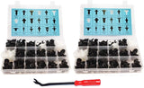 240 Pcs Push Retainer Kit and Free Fastener Remover,Assortment Universal Retainer Clips Push Type Retainers Set in Case Fits For GM Ford Toyota Honda Chrysler