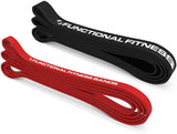Pull Up Assist Bands Set by Functional Fitness. Heavy Duty Resistance and Assistance Training Band