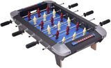 Giantex 28" Foosball Table Set Soccer Competition Tabletop for Game Room Leisure Sports 18 Players Durable Steel Rods Easy Assembly Foosball Tables with 2 Footballs