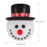 2 Pack Christmas Snowman Porch Light Covers Christmas Holiday Decoration for Outdoor Wall 12"x9.5"x6"