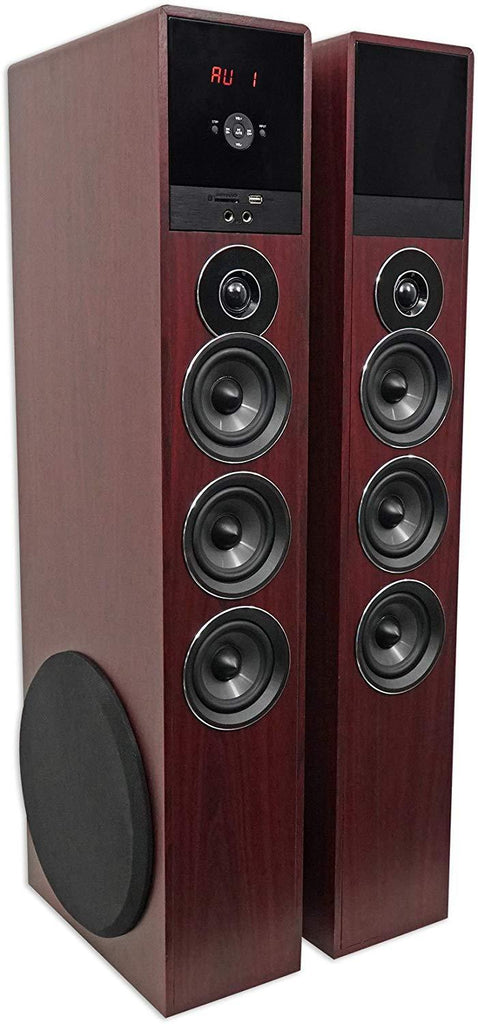 Rockville TM150C Bluetooth Home Theater Tower Speaker System (2) 10" Subwoofers!