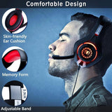 Beexcellent Gaming Headset with Noise Canceling mic, PS4 Xbox One Headset with Crystal 3D Gaming Sound, Memory Foam Earpad for PC, Mac, Laptop, Mobile