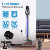 Cordless Vacuum, iDOO 4 in 1 Stick Handheld Vacuum Cleaner with Powerful Suction for Home Hard Floor Carpet Car Pet by  iDOO