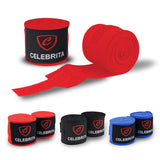 Celebrita MMA 1 Pair - MMA Hand Wraps 180 Inch - Kick Boxing, Muay Thai & BJJ Hand Wrist Support for Men & Women