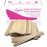 Begin Large All Natural Wax Applicator Sticks 6" (Pack of 100)