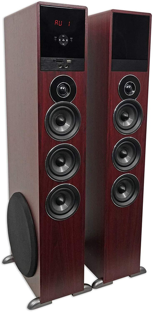 Rockville TM150C Bluetooth Home Theater Tower Speaker System (2) 10" Subwoofers!