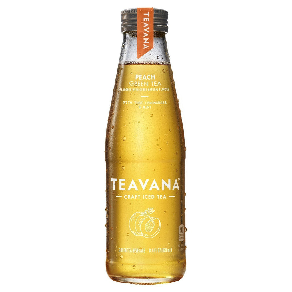 Teavana Peach Green Tea 14.5 fl oz Glass Bottle, pack of 1
