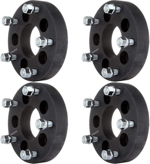 ECCPP Wheel Spacer 5 lug 1.25"(32mm) 5x4.5 to 5x5.5 Wheel Spacers Adapters 1.25 inch Fit for Mazda B4000 B3000 Mercury Mountaineer Ford Mustang Jeep Wrangler with 1/2" Studs