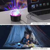 Luditek Disco Ball，Miuko Disco Lights Sound Activated Party Lights with Remote Control, 9 Color DJ Lights Wireless Phone Connection LED Stage Light 4W
