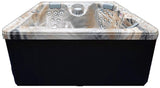 Home and Garden Spas HG51T 6 Person 51 Outdoor Spa with Stainless Jets & Ozone, 82" x 82" x 35", Tuscan Sun