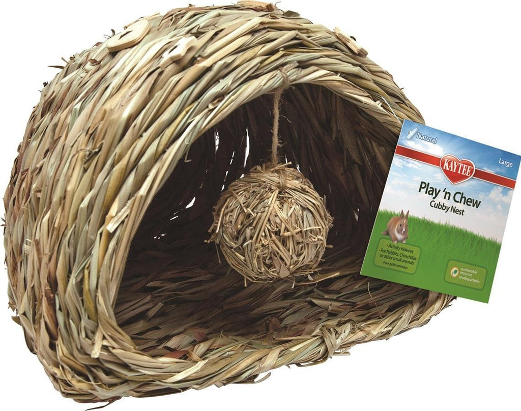 Kaytee Play n Chew Cubby Nest for Small Animals