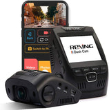 Rexing V1 Wi-Fi Car Dash Cam 2.4" LCD FHD 1080p 170° Wide Angle Dashboard Camera Recorder with G-Sensor, WDR, Loop Recording, Supercapacitor, Mobile App