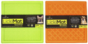 Hyper Pet Lickimat Slow Feeder Dog Mat & Boredom Buster (Perfect For Dog Food, Dog Treats, Yogurt, or Peanut Butter) [Fun Alternative to a Slow Feed Dog Bowl], Available in a Variety of Colors & Sizes