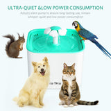 Katzetatze Pet Fountain Cat Water Dispenser, Healthy And Hygienic Drinking Fountain 2L Super Quiet Automatic Water Bowl With Filter For Cats, Dogs, Birds And Small Animals (Pet Fountain)