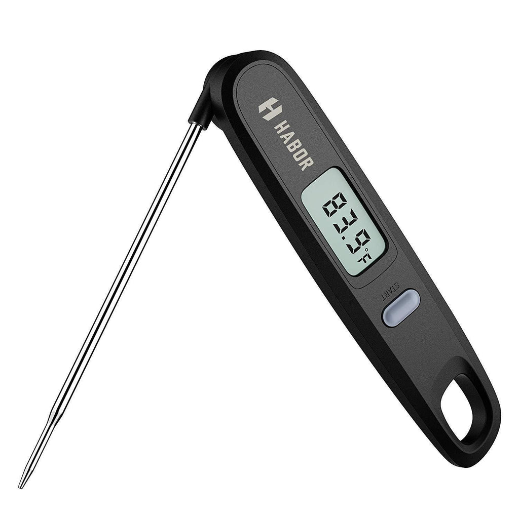 Habor 192AR-MA Meat Thermometer, standard, Classic Black