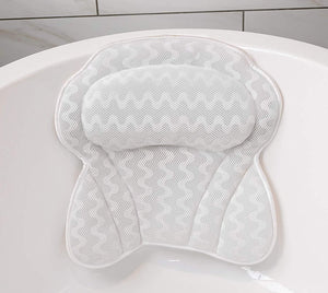 Bath Pillow By Soothing Company | Bathtub Cushion for Neck, Head, Shoulder and Back Support | Jacuzzi Hot Tub Headrest and Bath Tub Pillow Rest | Bath Accessories | Luxury Spa Comfort