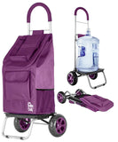 Trolley Dolly, Black Shopping Grocery Foldable Cart