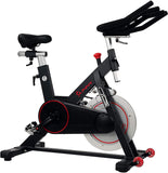 Sunny Health & Fitness Magnetic Belt Drive Indoor Cycling Bike with 44 lb Flywheel and Large Device Holder