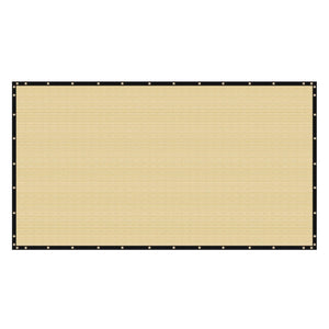 ColourTree 2nd Generation 6' x 50' Beige Fence Privacy Screen Windscreen, Commercial Grade 170 GSM Heavy Duty, We Make Custom Size