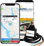 Car Tracker - MOTOsafety OBD GPS Vehicle Tracker Device with Phone App, One Month of Service Included