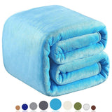 Richave Fleece Blanket King Size 350GSM Lightweight Blankets for The Bed Extra Soft Super Warm Sofa Throw 90