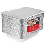 1 lb Aluminum Foil Loaf Pans (30 Pack) - Disposable Mini Size Bread and Cake Pan Great for Restaurant, Party, BBQ, Catering, Baking, Cooking, Heating, Storing, Prepping Food – 6” x 3.5” x 2”