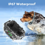 Casfuy Dog Bark Collar Upgraded - IP67 Waterproof Rechargeable 5 Sensitivity Dog Anti Bark Collar with Beep Vibration Safe Shock and No Shock for Small Medium Large Dogs (8-120 LBS)