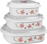 Corelle Coordinates by CulinWare 6-Piece Microwave Cookware, Steamer and Storage Set, Splendor