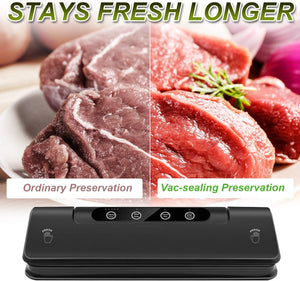 ACMETOP Vacuum Sealer with Starter Kit, Vacuum Sealing Machine for Both Dried and Wet Fresh Food, Automatic Vacuum Air Sealing System for Food Storage, Preservation and Sous Vide