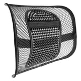 Moral Chase Lumbar Mesh Support for Office Chair or Car Seat,Breathable Comfortable Back Support for Office Chair Lumbar Support Cushion for All Types Car Seats Office Chair 12” x 16”