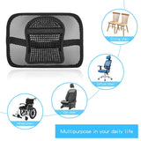 Moral Chase Lumbar Mesh Support for Office Chair or Car Seat,Breathable Comfortable Back Support for Office Chair Lumbar Support Cushion for All Types Car Seats Office Chair 12” x 16”