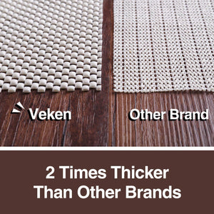 Veken Non-Slip Rug Pad Gripper 5' x 7' Extra Thick Pad for Any Hard Surface Floors, Keep Your Rugs Safe and in Place