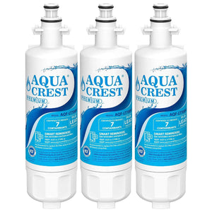 AQUACREST 469690 Refrigerator Water Filter, NSF 53 & 42 Certified to Reduce 99% of Lead, Cyst & More, Compatible with LG LT700P, Kenmore 9690, 46-9690, ADQ36006102 (Pack of 3)