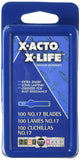 X-ACTO X-Life #11 Classic Fine Point Blades, Bulk Pack, 100 Blades per Box (X611)