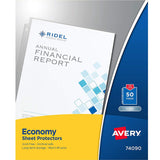 Avery Economy Clear Sheet Protectors, 8.5